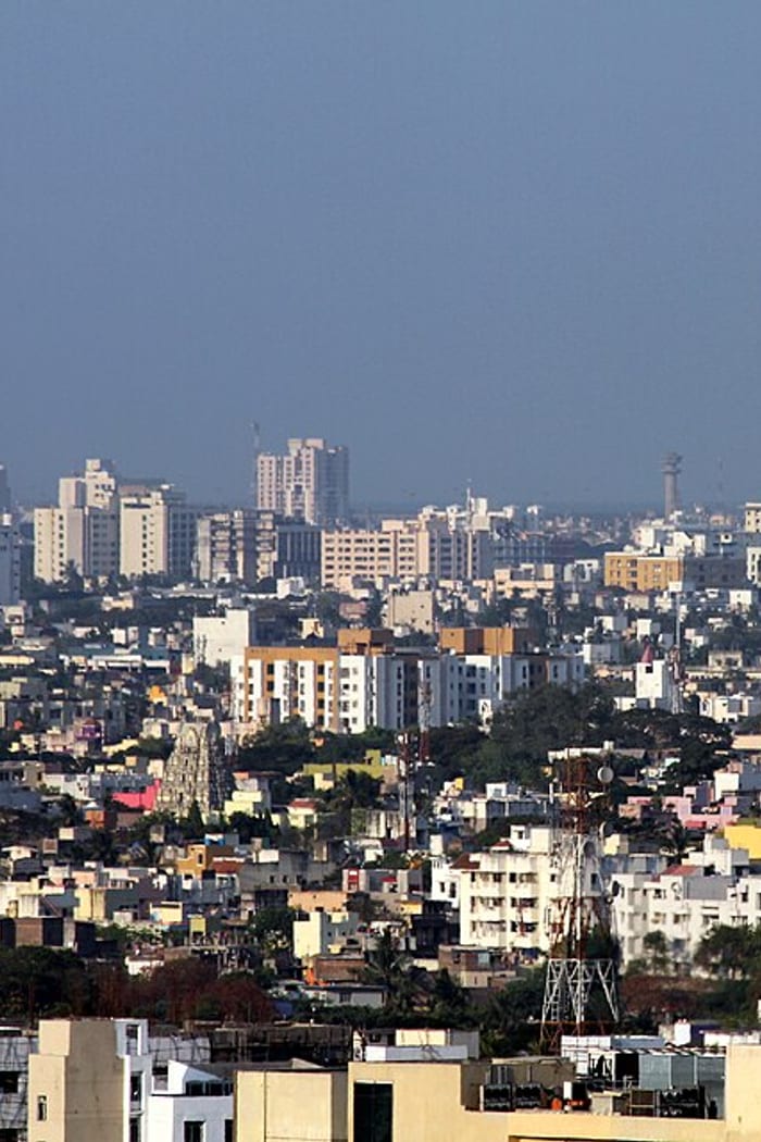 Chennai city skyline